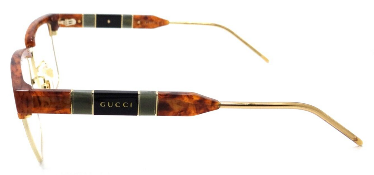Gucci Eyeglasses Frames GG0605O 003 52-16-145 Havana / Gold Made in Japan-889652255637-classypw.com-3