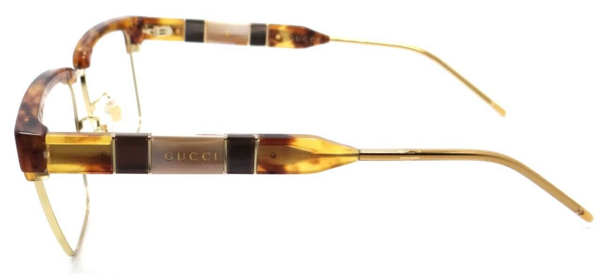Gucci Eyeglasses Frames GG0605O 004 52-16-145 Havana / Gold Made in Japan-889652255774-classypw.com-3