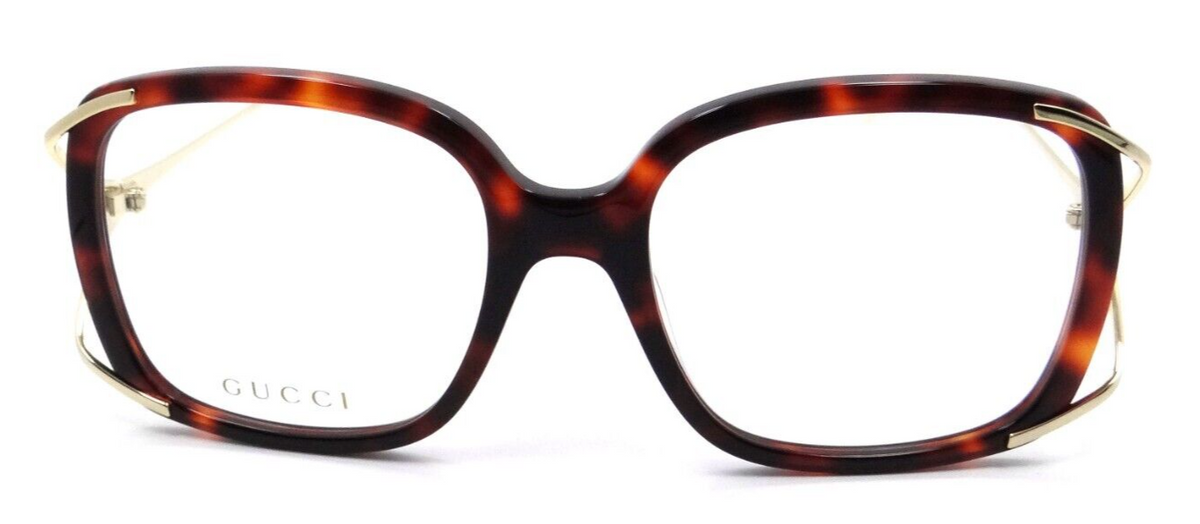 Gucci Eyeglasses Frames GG0648O 002 55-19-130 Havana / Gold Made in Japan-889652281087-classypw.com-2