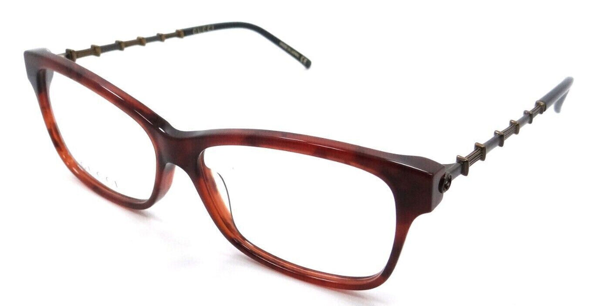 Gucci Eyeglasses Frames GG0657O 005 56-14-140 Havana / Gold Made in Japan-889652278261-classypw.com-1