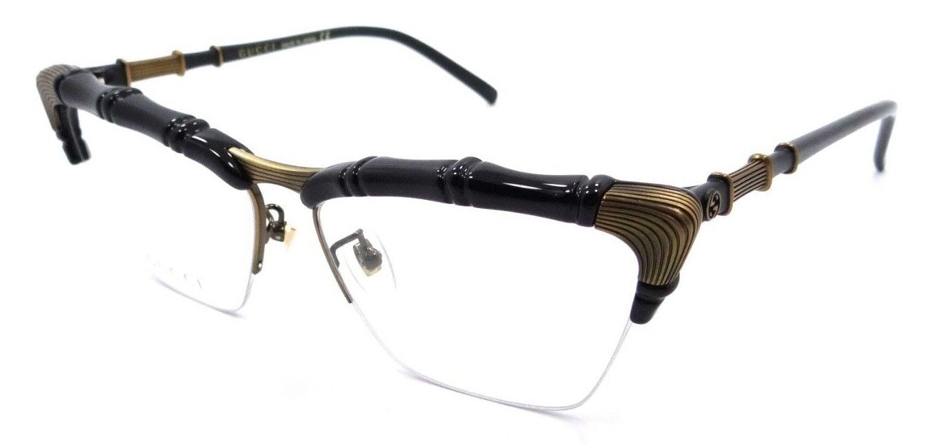 Gucci Eyeglasses Frames GG0660O 001 58-15-140 Black / Bronze Made in Japan-889652276618-classypw.com-1
