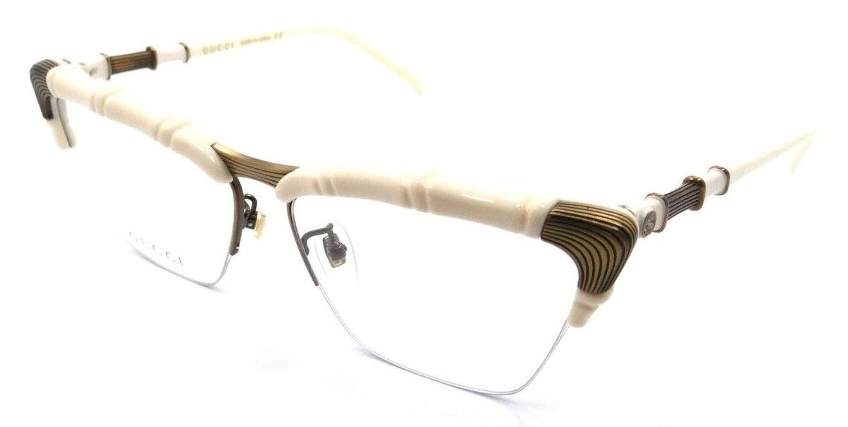 Gucci Eyeglasses Frames GG0660O 002 58-15-140 Ivory / Bronze Made in Japan-889652276625-classypw.com-1