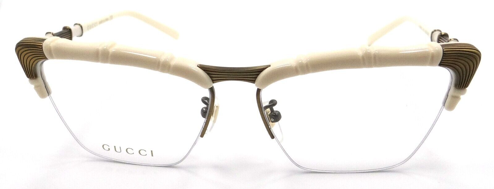 Gucci Eyeglasses Frames GG0660O 002 58-15-140 White Made in Japan-889652276625-classypw.com-2