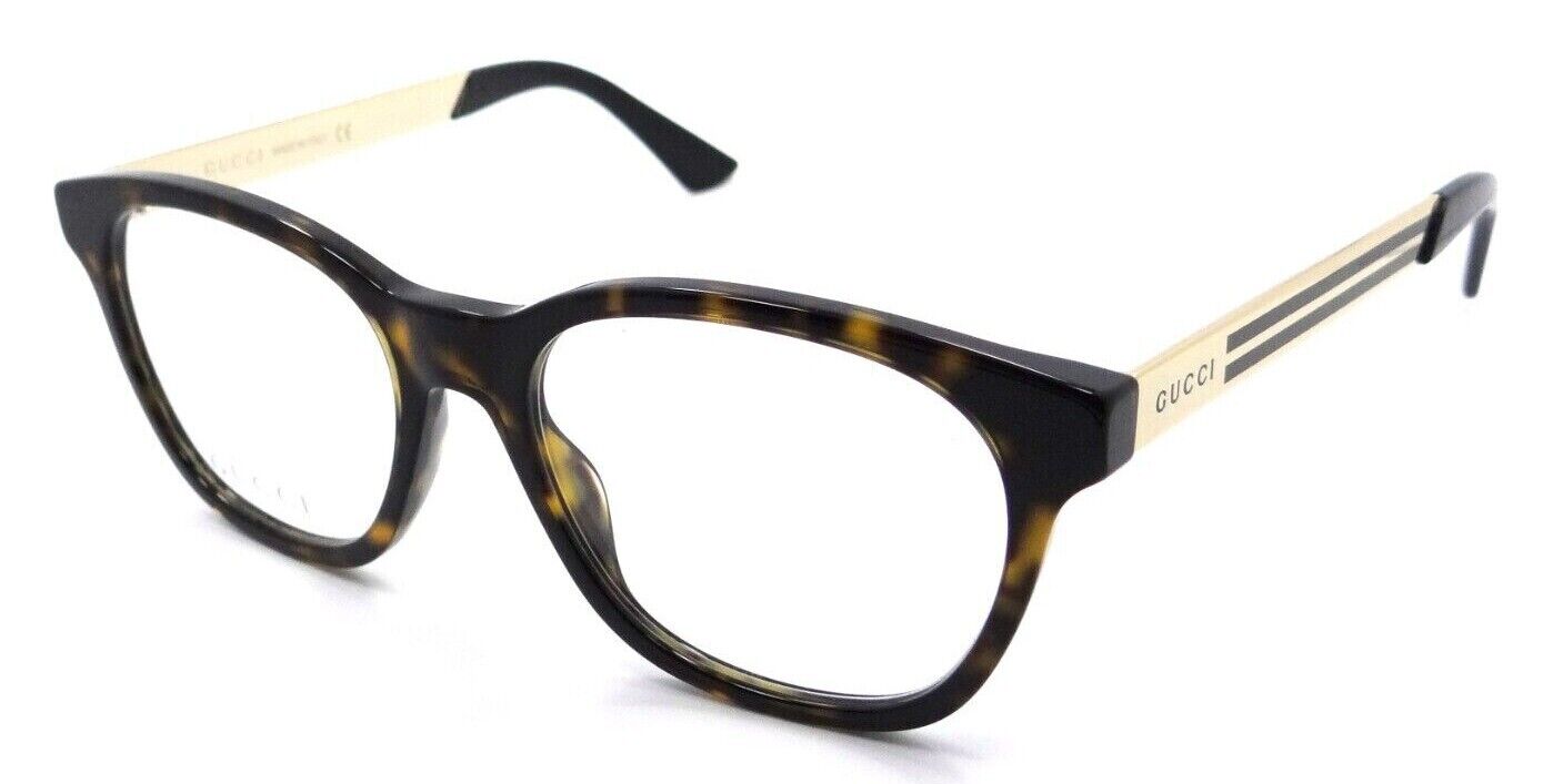 Gucci Eyeglasses Frames GG0690O 002 52-18-150 Havana / Gold Made in Italy-889652278957-classypw.com-1