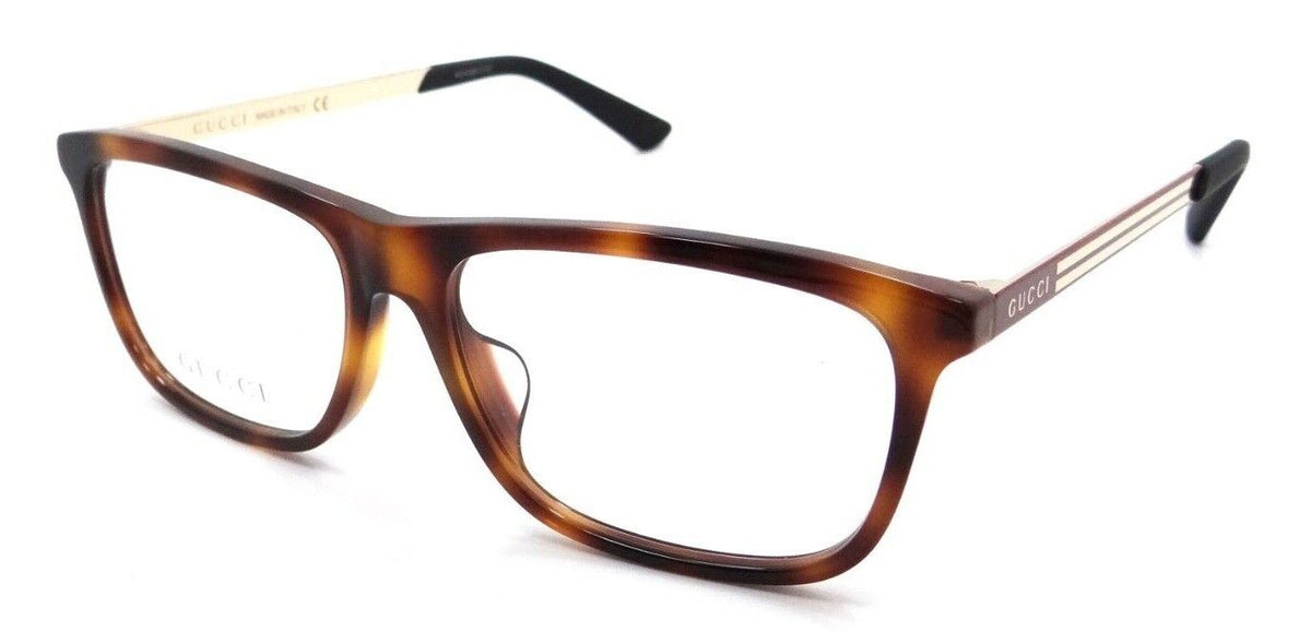 Gucci Eyeglasses Frames GG0696OA 003 55-15-150 Havana / Red Made in Italy-889652277646-classypw.com-1