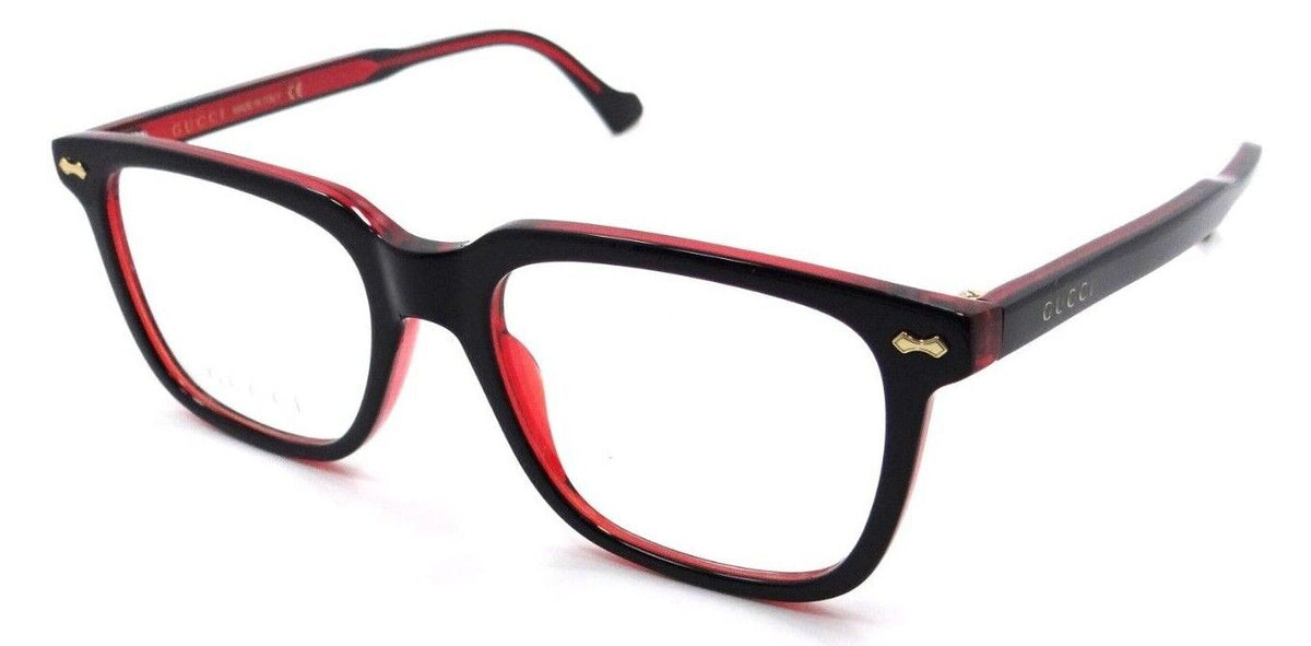 Gucci Eyeglasses Frames GG0737O 004 51-18-150 Black / Red Made in Italy-889652297132-classypw.com-1