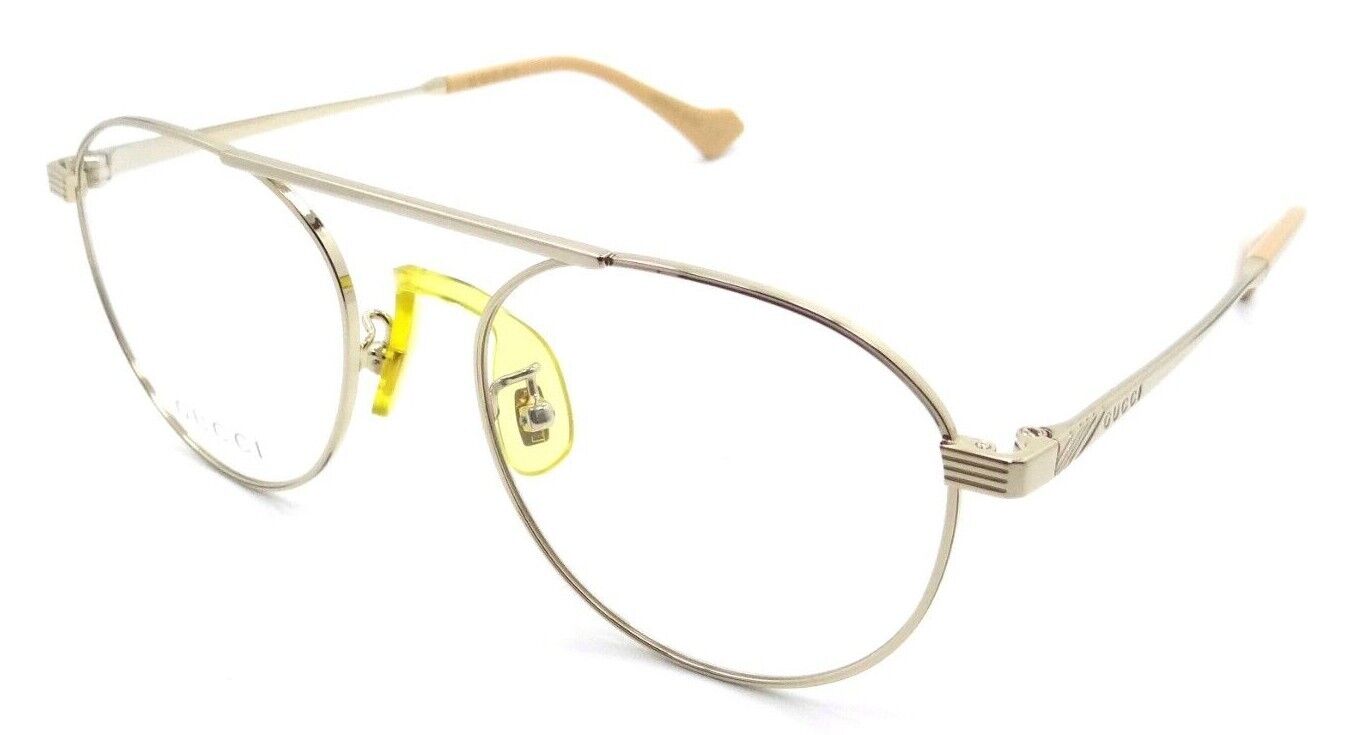Gucci Eyeglasses Frames GG0744O 002 53-19-145 Gold Made in Japan-889652296999-classypw.com-1