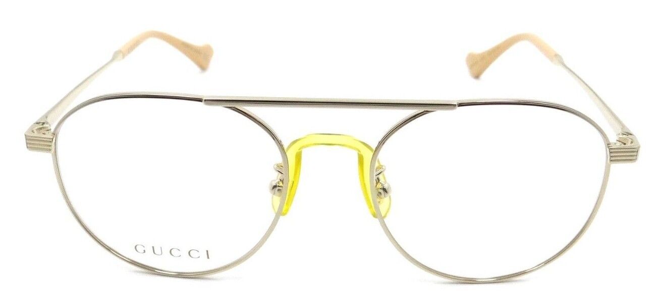 Gucci Eyeglasses Frames GG0744O 002 53-19-145 Gold Made in Japan-889652296999-classypw.com-2