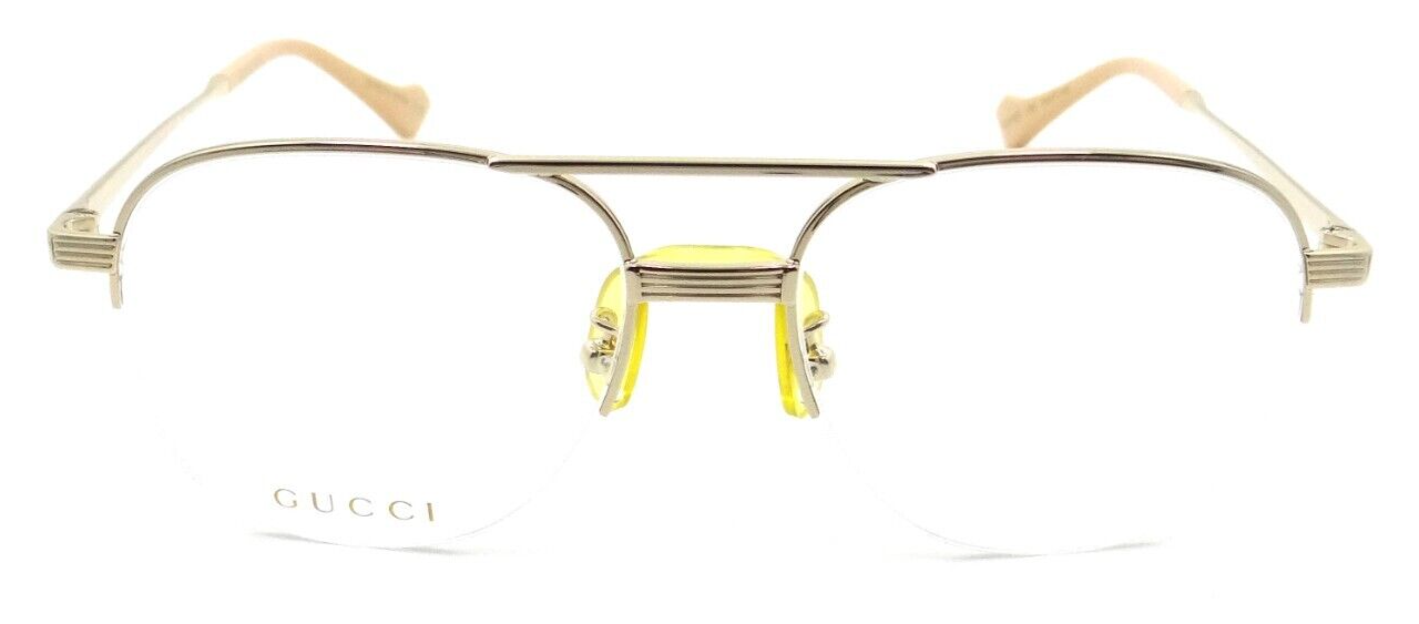Gucci Eyeglasses Frames GG0745O 002 54-17-145 Gold Made in Japan-889652258621-classypw.com-2