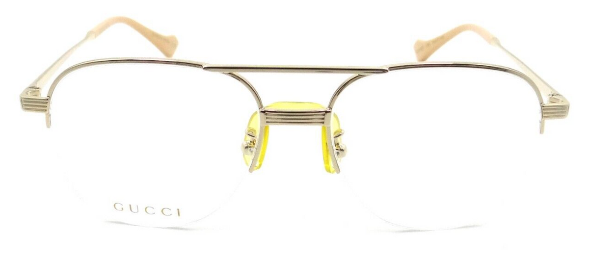 Gucci Eyeglasses Frames GG0745O 002 54-17-145 Gold Made in Japan-889652258621-classypw.com-2