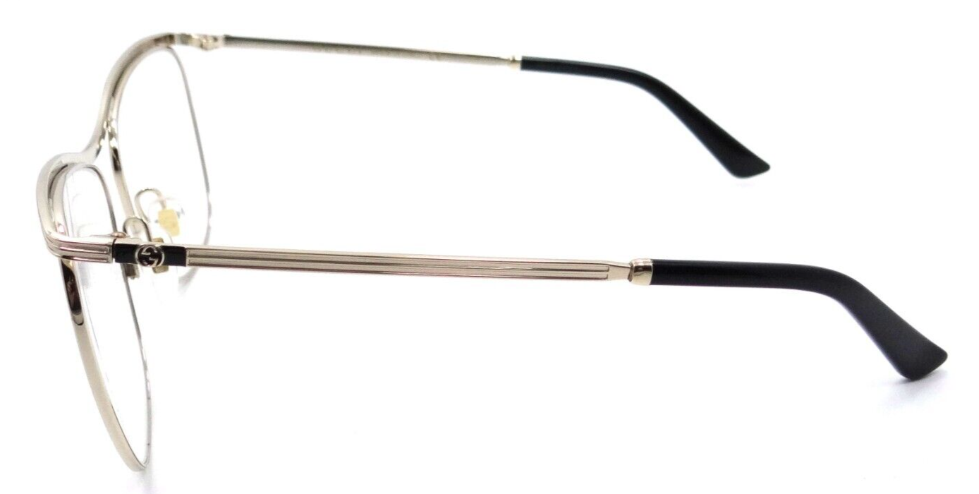Gucci Eyeglasses Frames GG0822O 001 58-14-145 Gold Made in Italy-889652310695-classypw.com-3