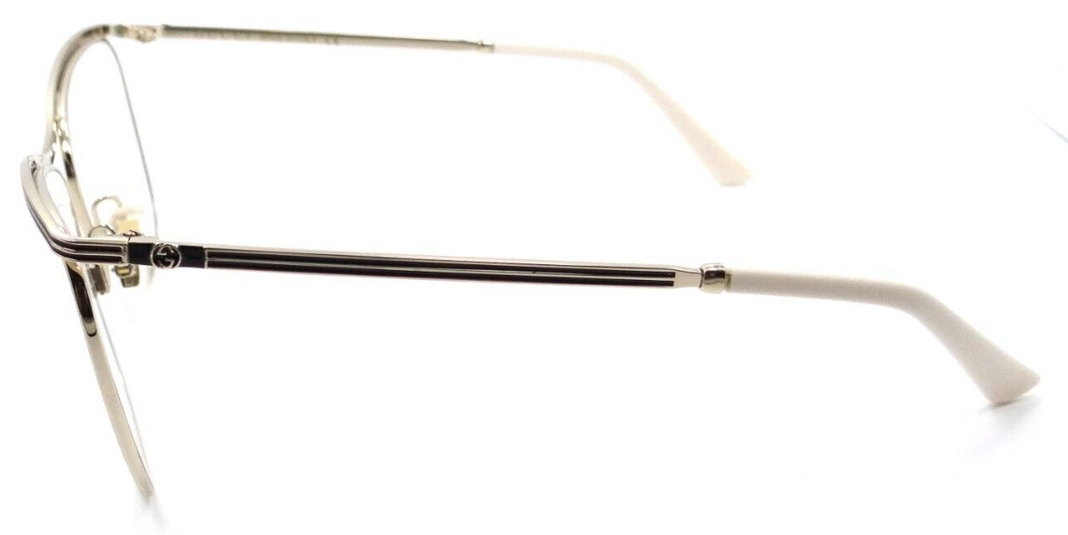 Gucci Eyeglasses Frames GG0822O 003 58-14-145 Black / Gold Made in Italy-889652310824-classypw.com-3