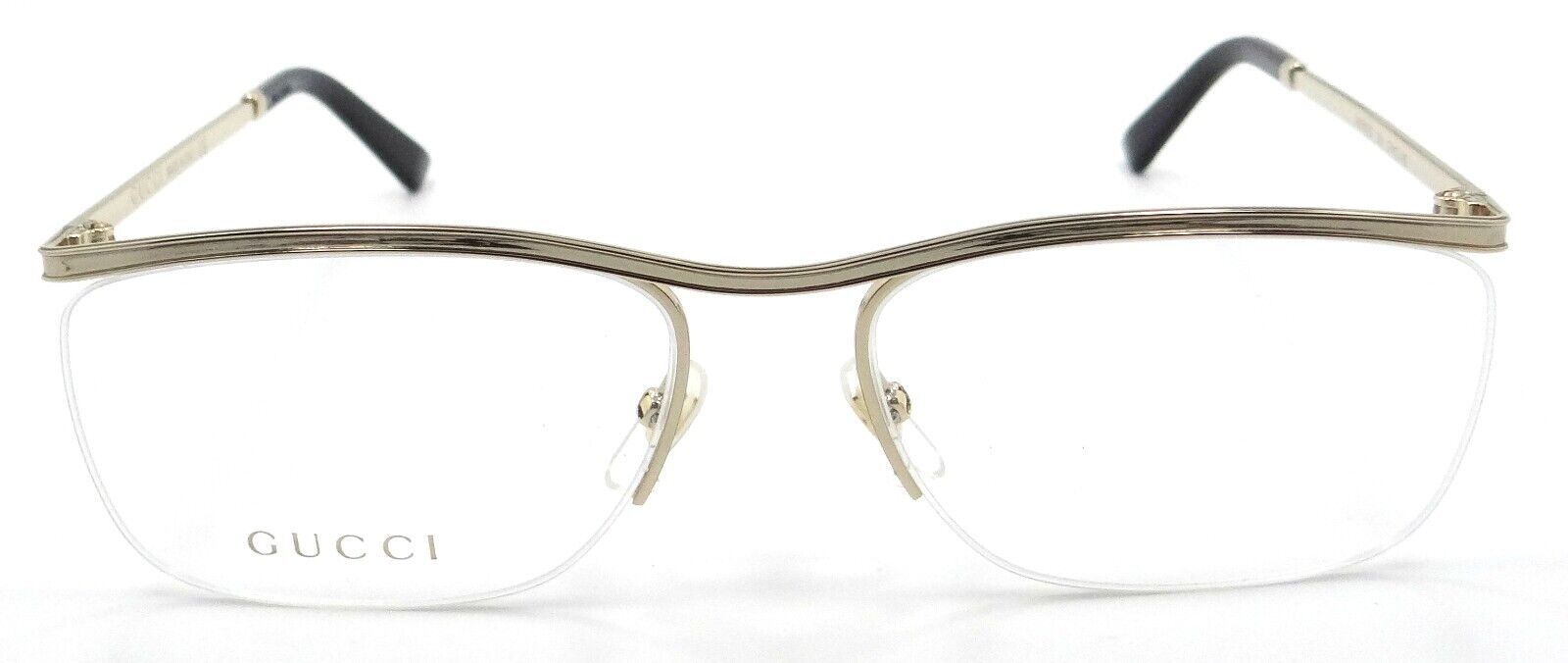Gucci Eyeglasses Frames GG0823O 001 57-17-145 Gold Made in Italy-889652310718-classypw.com-2
