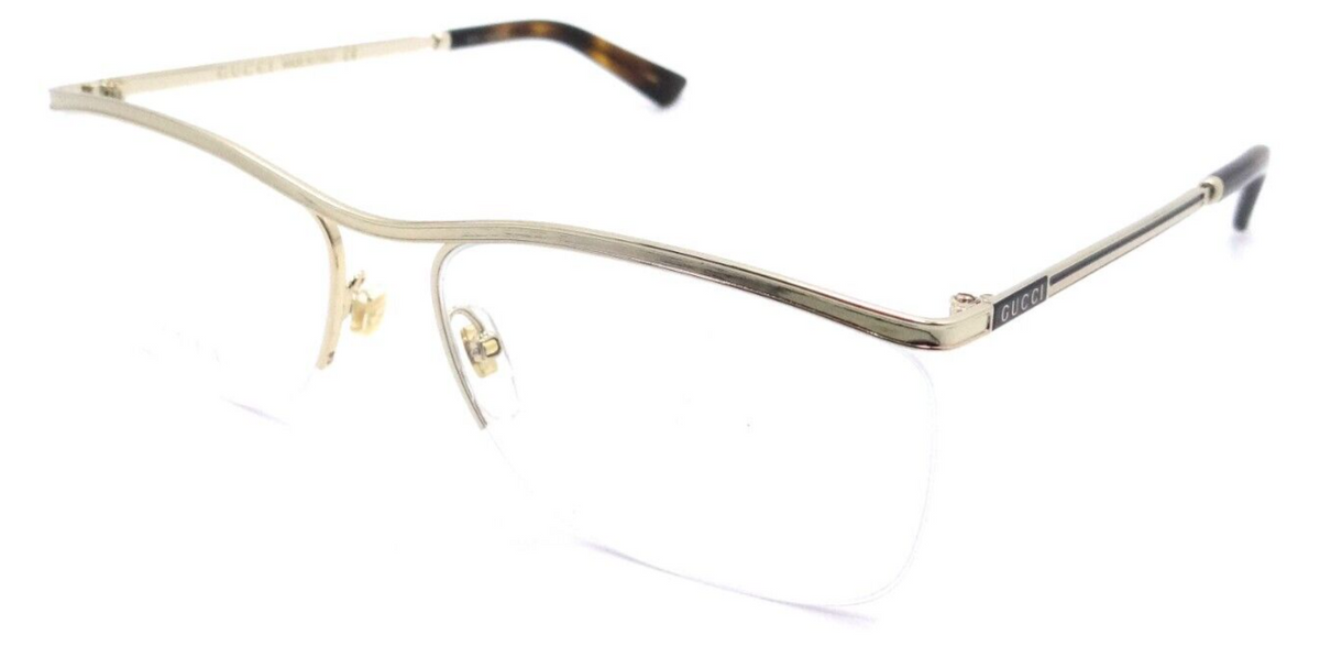 Gucci Eyeglasses Frames GG0823O 005 60-17-145 Gold Made in Italy-889652313931-classypw.com-1