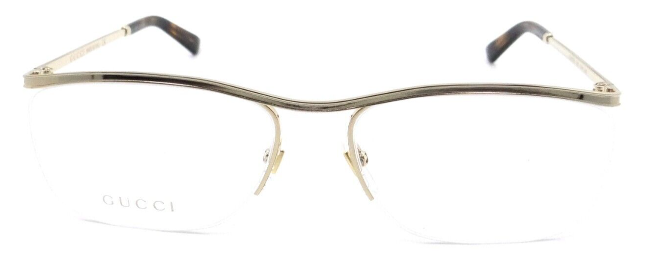 Gucci Eyeglasses Frames GG0823O 005 60-17-145 Gold Made in Italy-889652313931-classypw.com-2