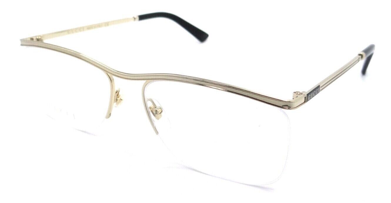 Gucci Eyeglasses Frames GG0823OA 001 57-17-145 Gold Made in Italy-889652310718-classypw.com-1