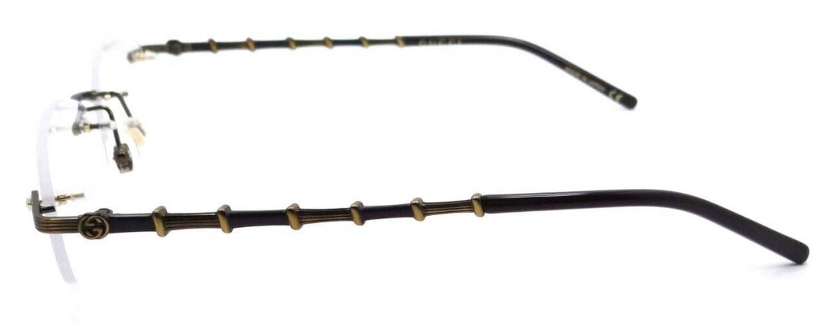Gucci Eyeglasses Frames GG0857OJ 002 52-16-135 Antique Gold Made in Japan-889652312194-classypw.com-3