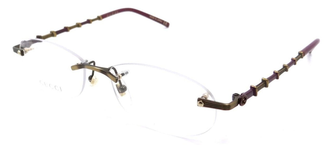 Gucci Eyeglasses Frames GG0857OJ 003 52-16-135 Antique Gold Made in Japan-889652312224-classypw.com-3