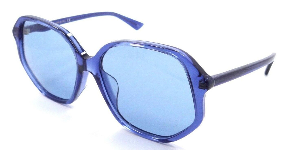 Gucci Sunglasses GG0258SA 003 59-16-145 Transparent Blue / Blue Made in Italy-889652124872-classypw.com-1