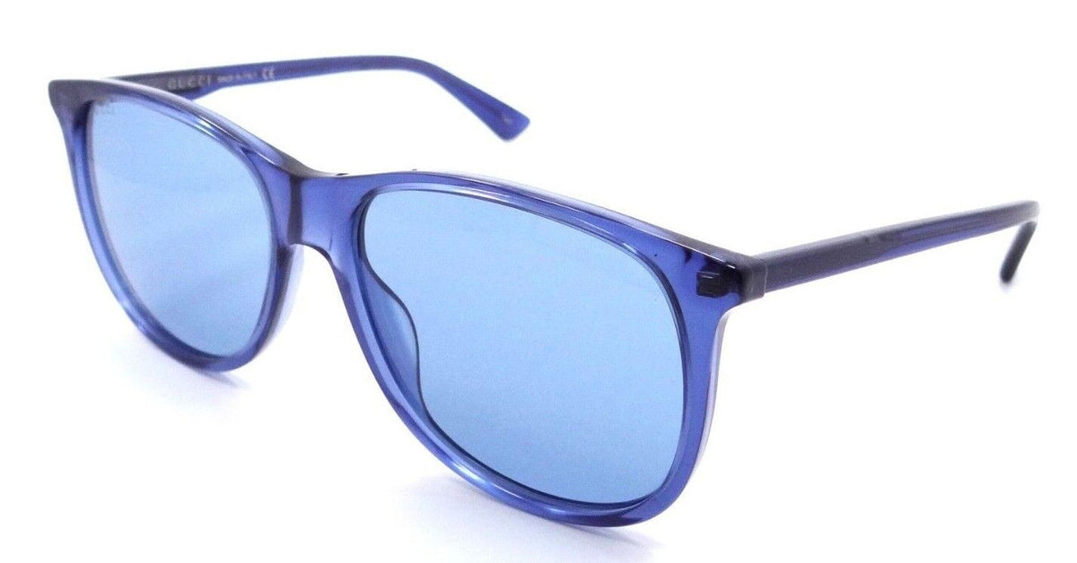 Gucci Sunglasses GG0263S 003 57-17-145 Transparent Blue / Blue Made in Italy-889652125244-classypw.com-1
