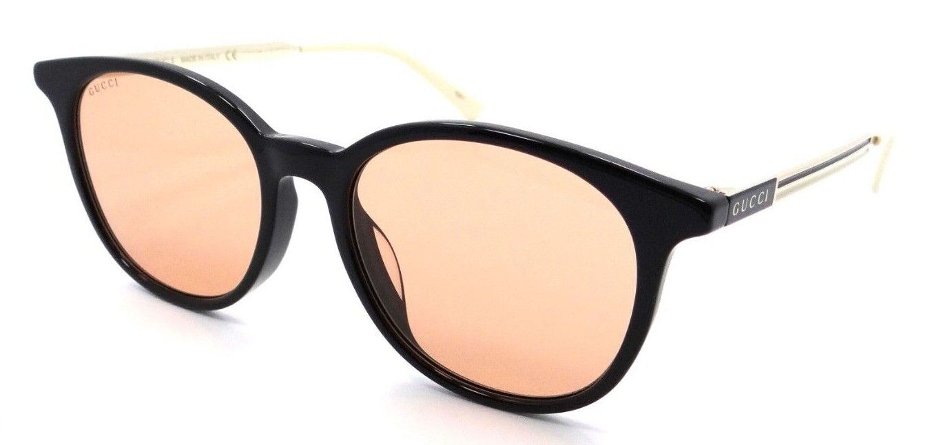 Gucci Sunglasses GG0830SK 002 54-19-145 Black - Gold / Orange Made in Italy-889652310572-classypw.com-1
