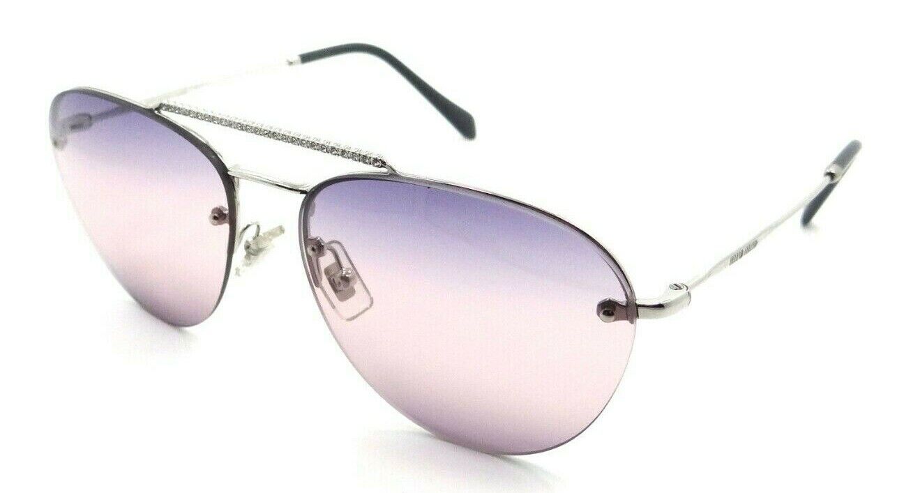 Miu Miu Sunglasses MU 54US 1BC-157 59-15-140 Silver / Pink - Blue Gradient Italy-8053672993462-classypw.com-1