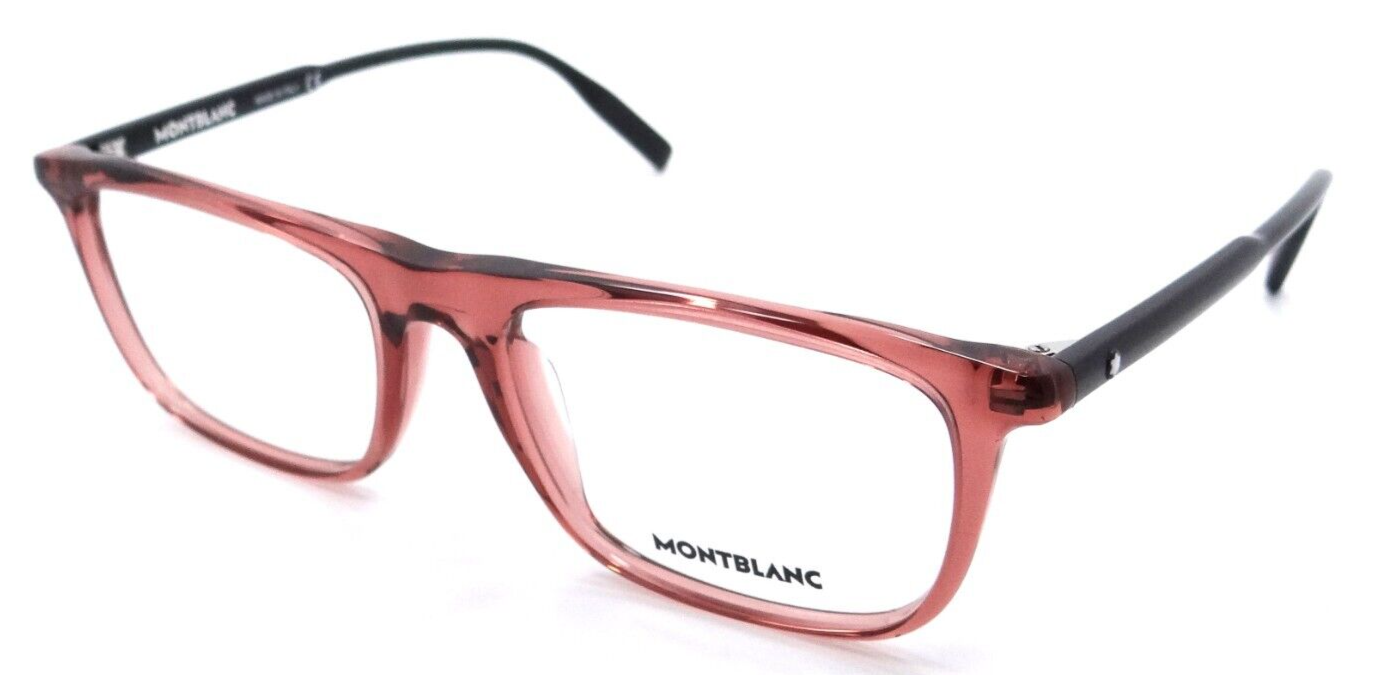 Montblanc Eyeglasses Frames MB0012O 012 54-18-145 Burgundy / Black Made in Italy-889652250663-classypw.com-3