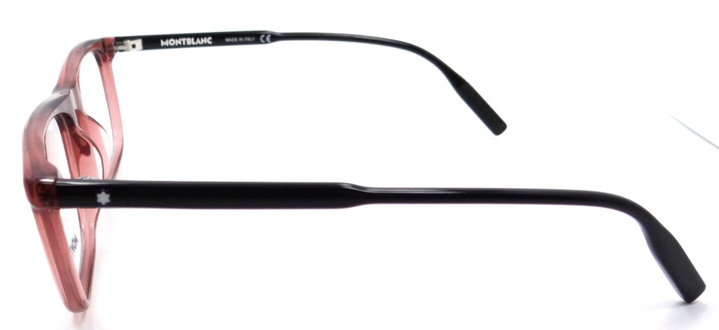 Montblanc Eyeglasses Frames MB0012O 012 54-18-145 Burgundy / Black Made in Italy-889652250663-classypw.com-3