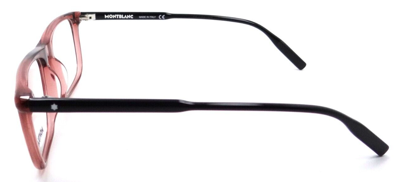 Montblanc Eyeglasses Frames MB0012O 016 56-18-145 Burgundy / Black Made in Italy-889652250748-classypw.com-3