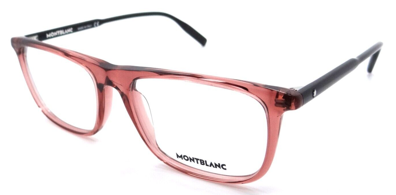 Montblanc Eyeglasses Frames MB0012O 016 56-18-145 Burgundy / Black Made in Italy-889652250748-classypw.com-3