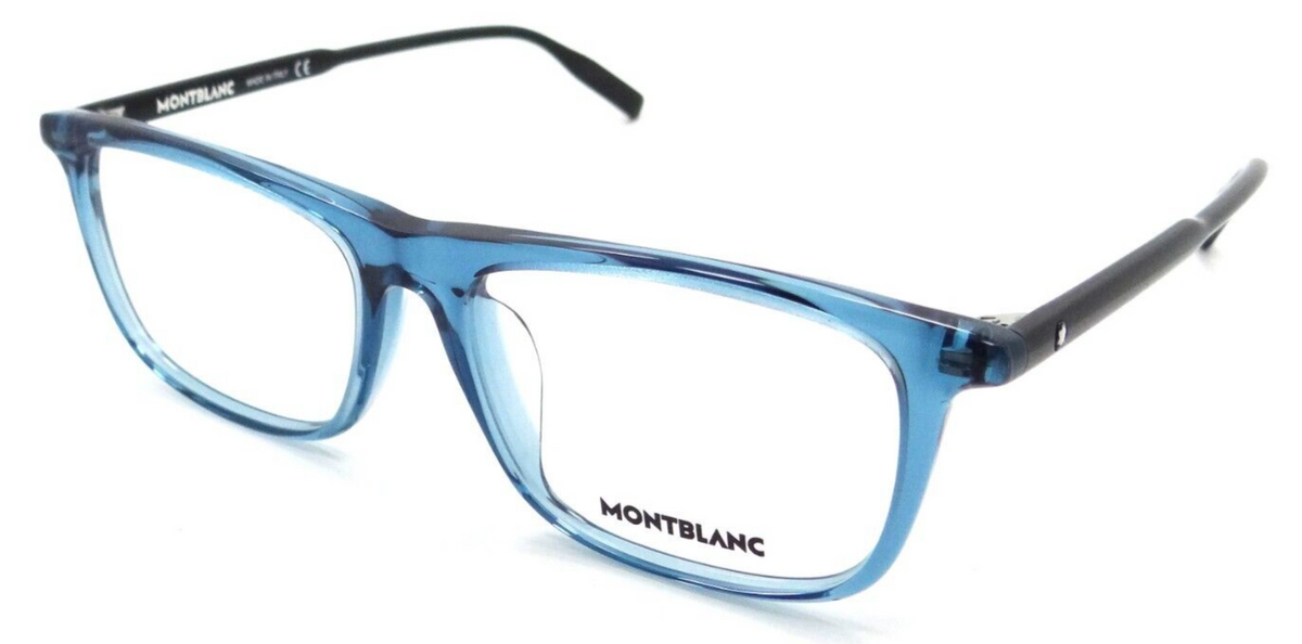 Montblanc Eyeglasses Frames MB0012OA 006 54-16-150 Blue / Black Made in Italy-889652254760-classypw.com-1