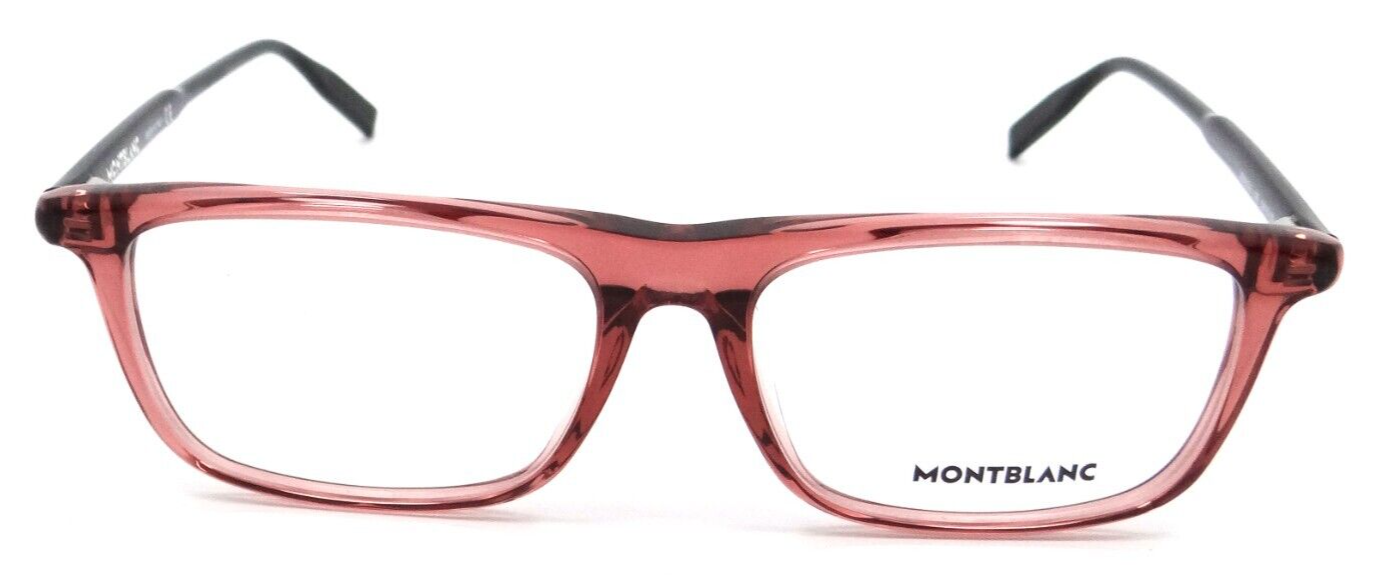 Montblanc Eyeglasses Frames MB0012OA 008 54-16-150 Burgundy /Black Made in Italy-889652254807-classypw.com-2