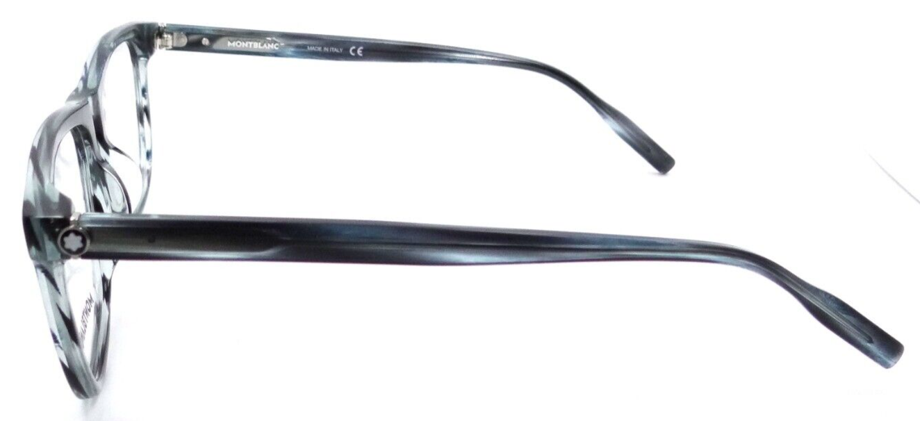 Montblanc Eyeglasses Frames MB0014OA 004 57-16-155 Blue Made in Italy-889652249933-classypw.com-3