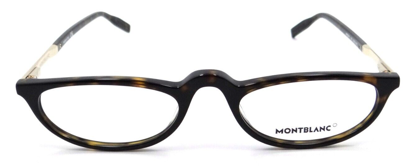 Montblanc Eyeglasses Frames MB0024O 002 53-21-155 Havana / Gold Made in Italy-889652210797-classypw.com-2