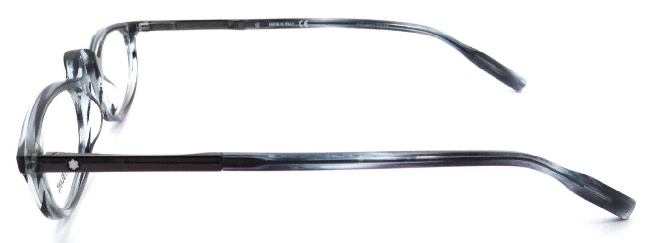 Montblanc Eyeglasses Frames MB0024O 003 53-21-155 Blue / Ruthenium Made in Italy-889652210827-classypw.com-3