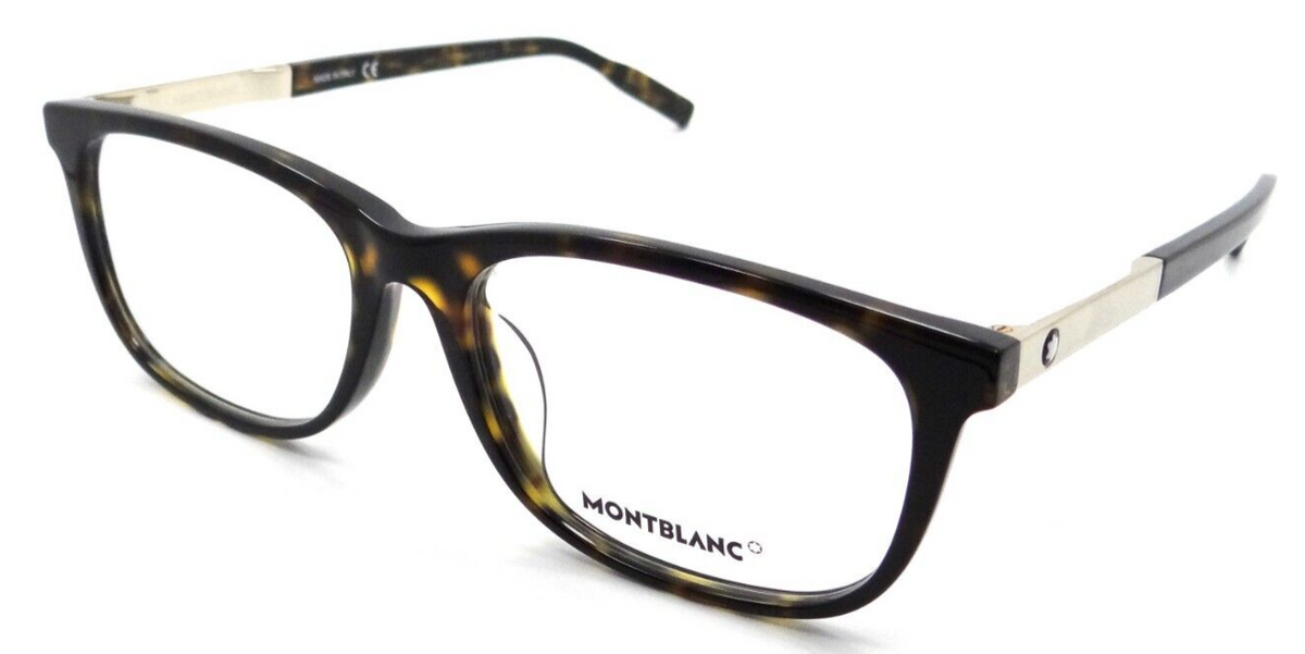 Montblanc Eyeglasses Frames MB0025OA 002 56-17-150 Havana Made in Italy-889652210803-classypw.com-1