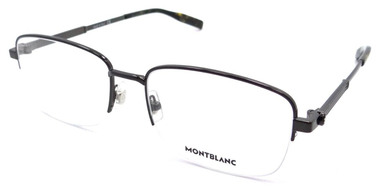 Montblanc Eyeglasses Frames MB0028O 003 56-18-145 Ruthenium Made in Italy-889652211091-classypw.com-1