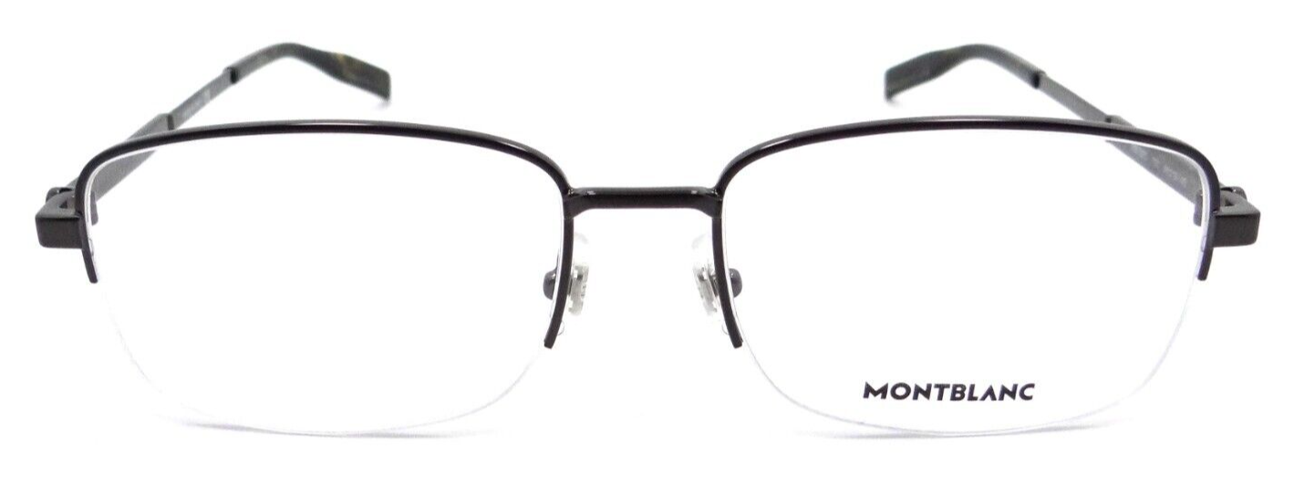 Montblanc Eyeglasses Frames MB0028O 003 56-18-145 Ruthenium Made in Italy-889652211091-classypw.com-2
