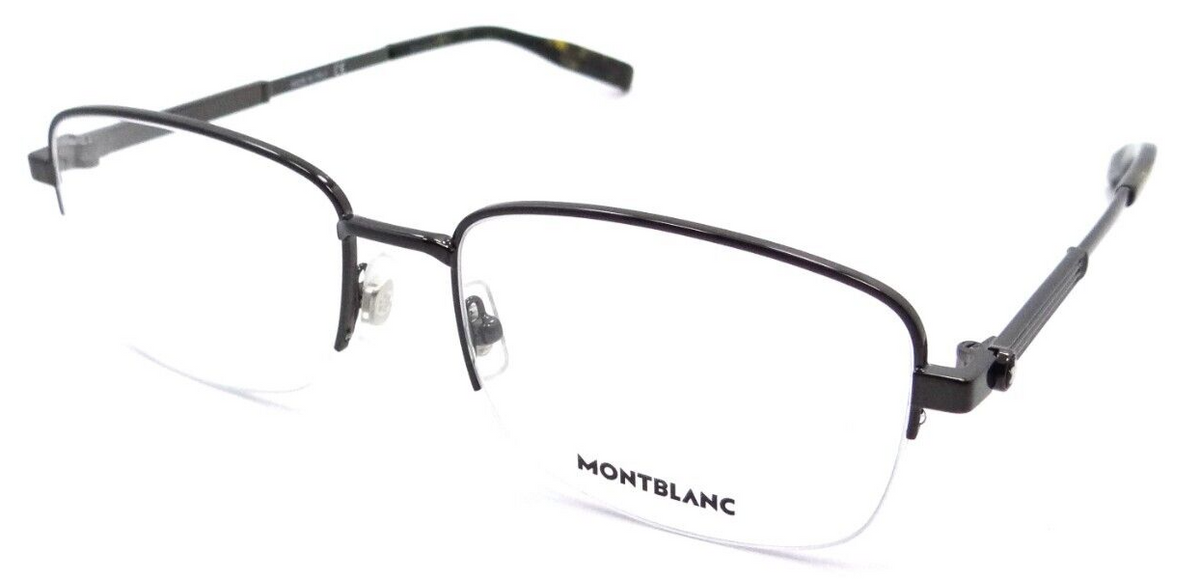 Montblanc Eyeglasses Frames MB0028O 003 56-18-145 Ruthenium Made in Italy-889652211091-classypw.com-1