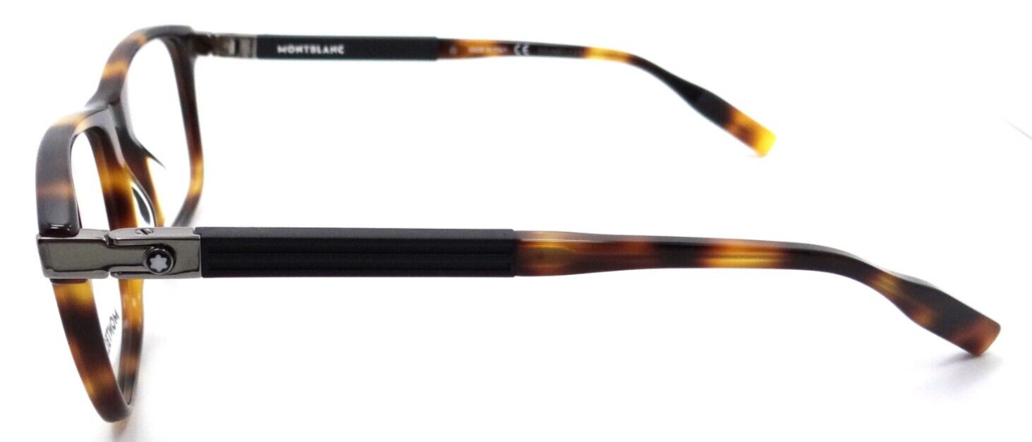 Montblanc Eyeglasses Frames MB0035O 004 55-19-145 Havana / Black Made in Italy-889652210605-classypw.com-3