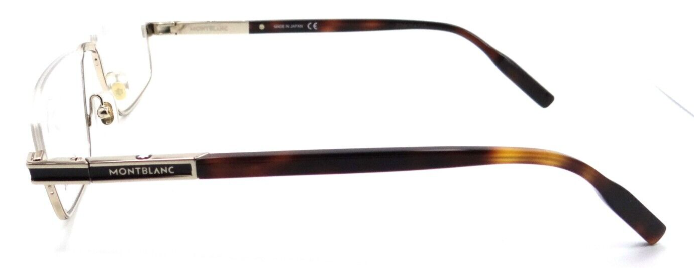 Montblanc Eyeglasses Frames MB0044O 002 55-18-150 Gold Half Rim Made in Italy-889652210759-classypw.com-3