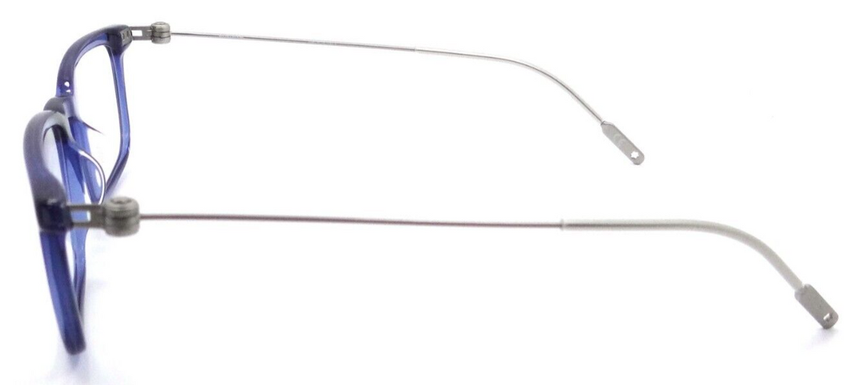 Montblanc Eyeglasses Frames MB0052O 004 53-19-145 Blue / Silver Made in Italy-889652249933-classypw.com-3
