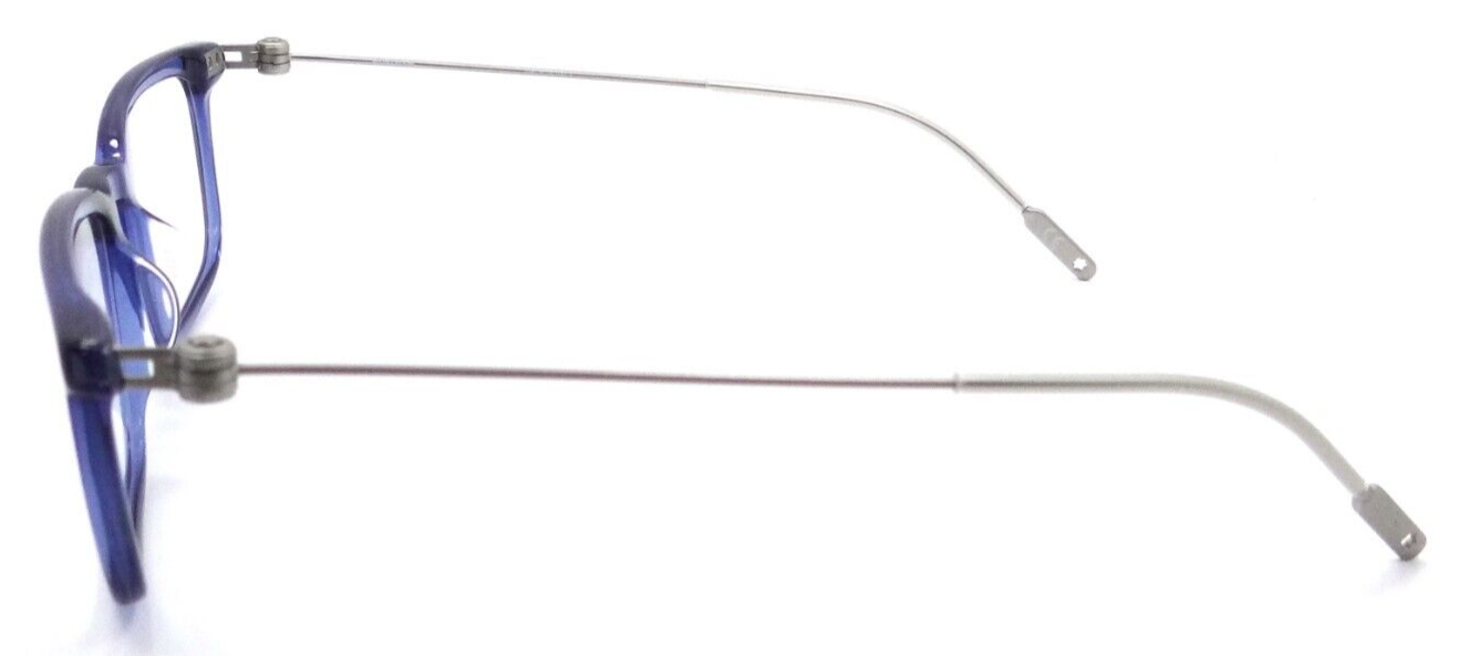Montblanc Eyeglasses Frames MB0052O 004 53-19-145 Blue / Silver Made in Italy-889652249933-classypw.com-3