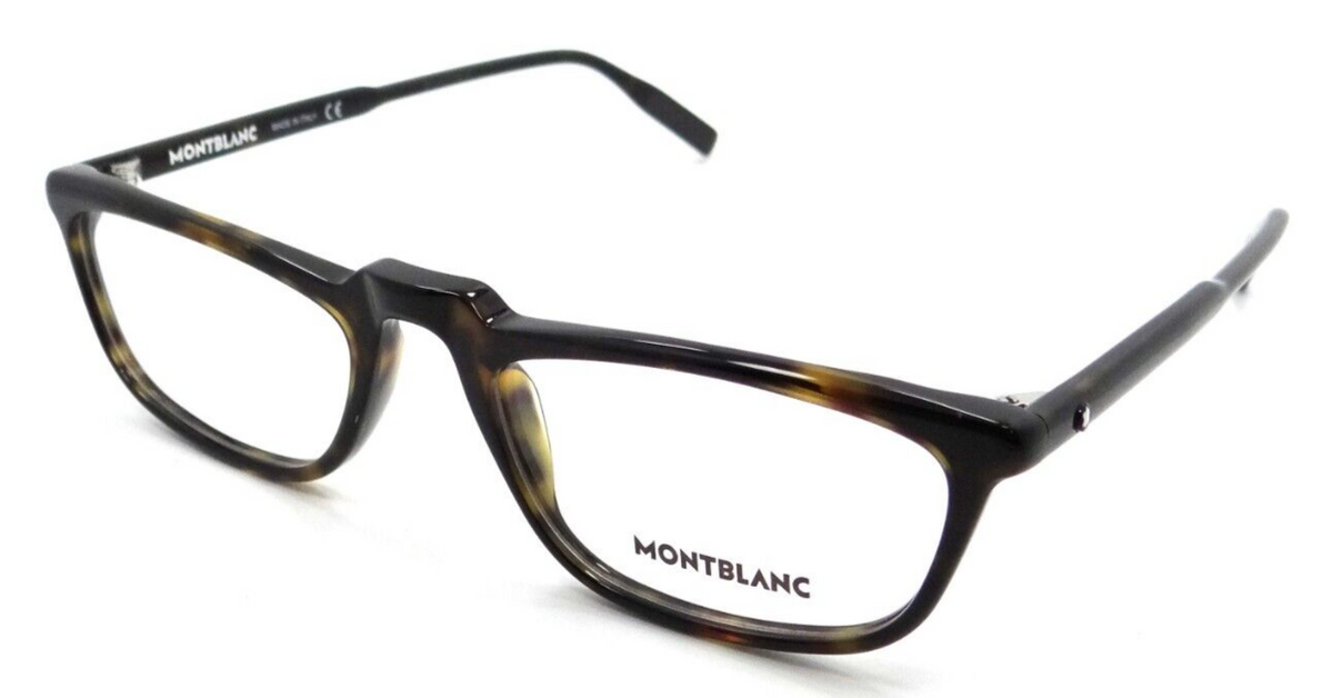 Montblanc Eyeglasses Frames MB0053O 002 54-20-150 Havana Made in Italy-889652250311-classypw.com-1
