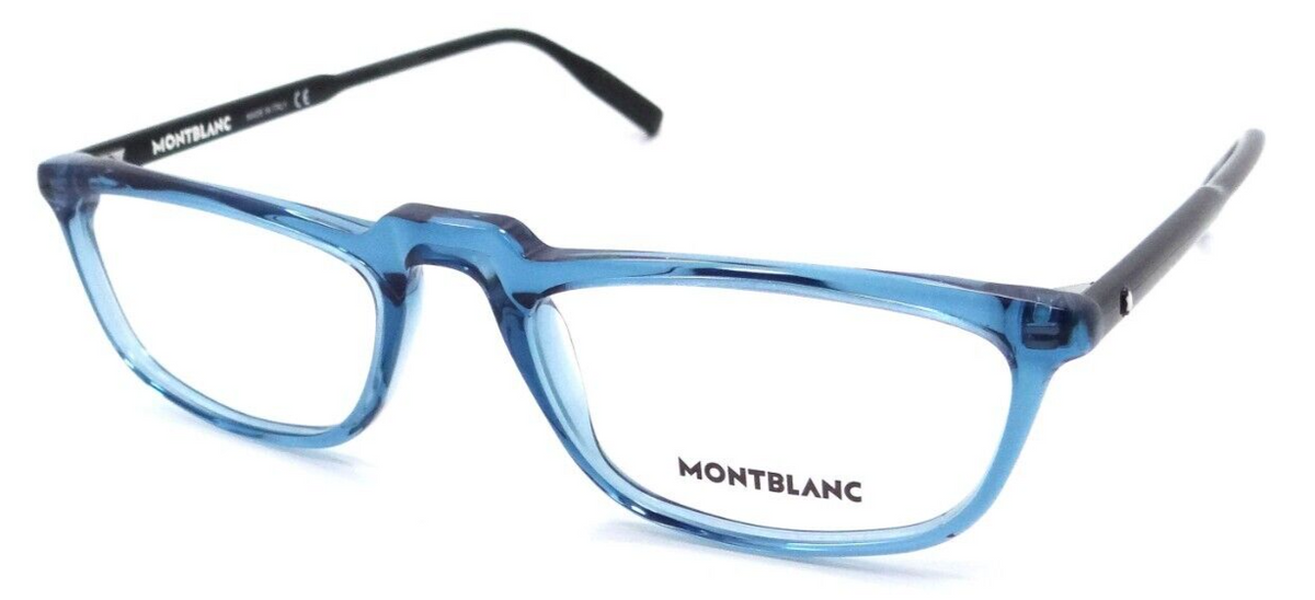 Montblanc Eyeglasses Frames MB0053O 003 54-20-150 Blue / Black Made in Italy-889652250472-classypw.com-1