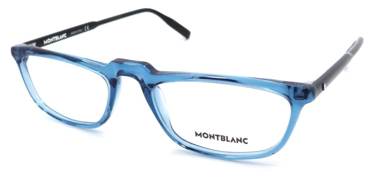 Montblanc Eyeglasses Frames MB0053O 003 54-20-150 Blue / Black Made in Italy-889652250472-classypw.com-3