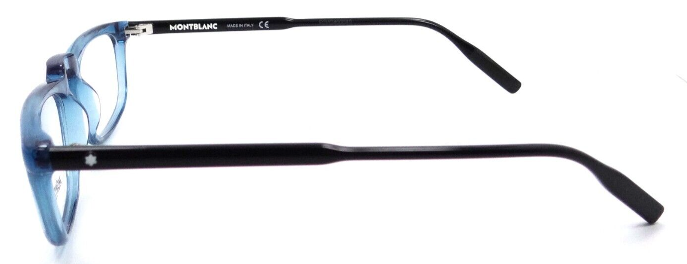 Montblanc Eyeglasses Frames MB0053O 003 54-20-150 Blue / Black Made in Italy-889652250472-classypw.com-3