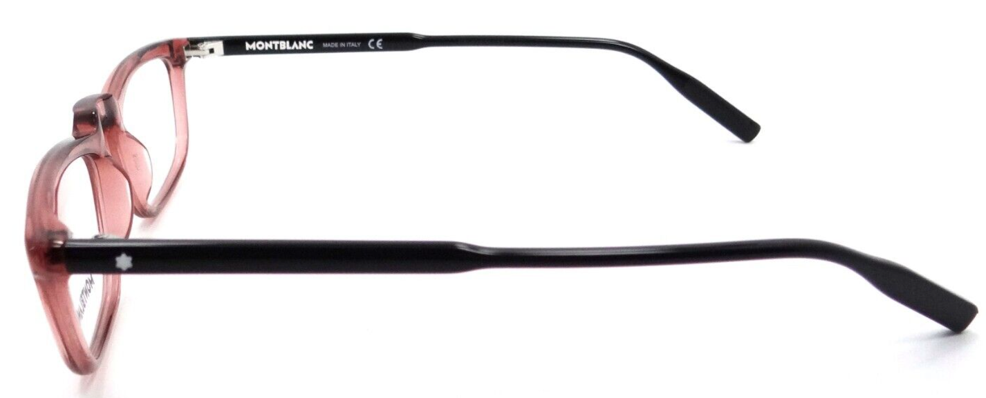 Montblanc Eyeglasses Frames MB0053O 004 54-20-150 Burgundy / Black Made in Italy-889652250526-classypw.com-3