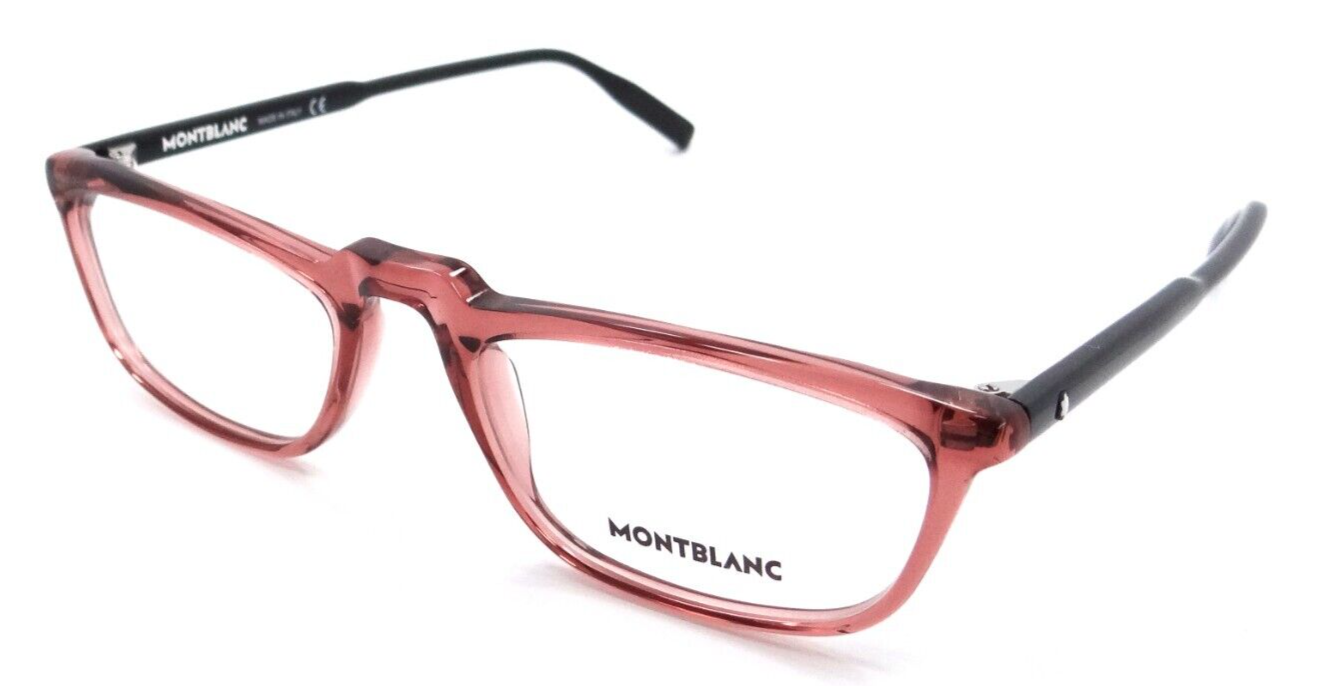 Montblanc Eyeglasses Frames MB0053O 004 54-20-150 Burgundy / Black Made in Italy-889652250526-classypw.com-1