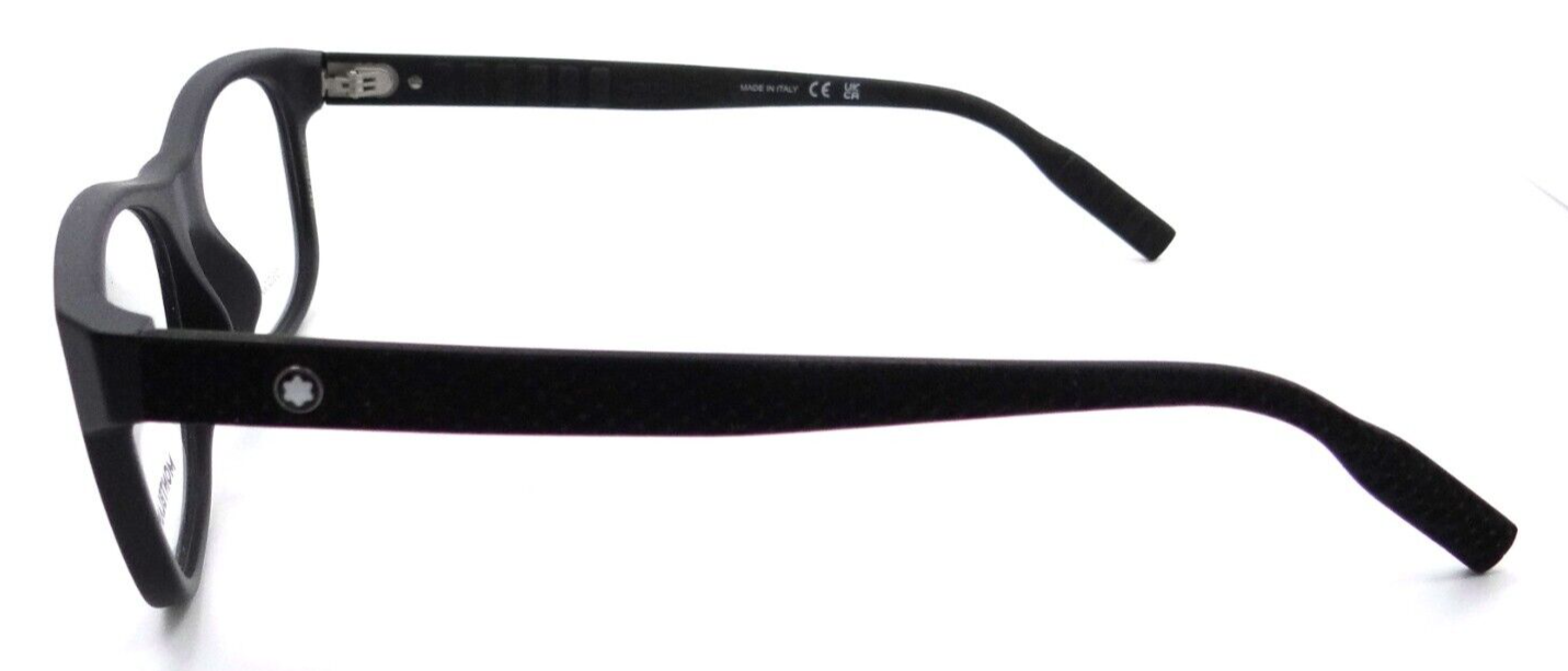 Montblanc Eyeglasses Frames MB0065O 001 55-18-145 Black Made in Italy-889652249520-classypw.com-3